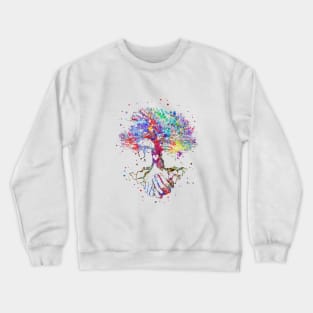 Love tree, hand in hand Crewneck Sweatshirt